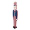 36" Uncle Sam Porch Decor – Patriotic Red White & Blue Outdoor Decoration